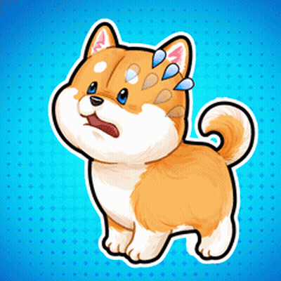 A Cartoon Dog With Tears On Its Face GIF