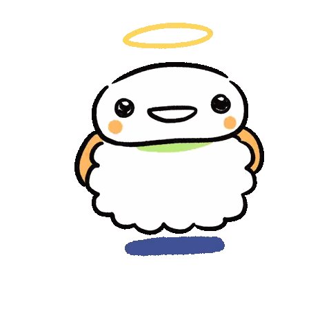 A Cartoon Drawing Of A Bird With A Heart In The Middle Sticker