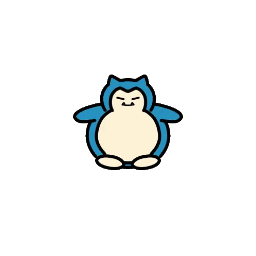 A Cartoon Drawing Of A Blue And White Penguin Sticker