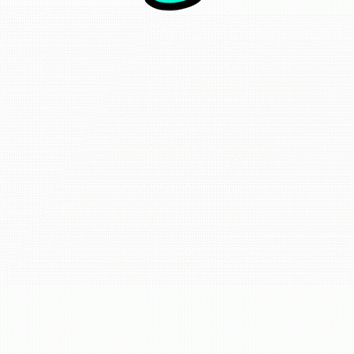 A Cartoon Drawing Of A Blue Circle With A Black Outline GIF