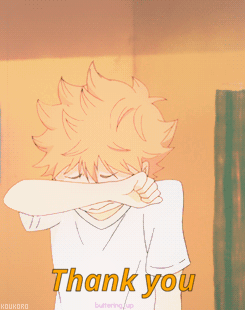 A Cartoon Drawing Of A Boy Covering His Face With His Hand And The Words Thank You GIF