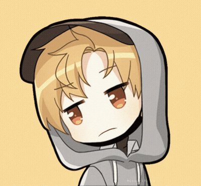 A Cartoon Drawing Of A Boy Wearing A Hooded Jacket GIF