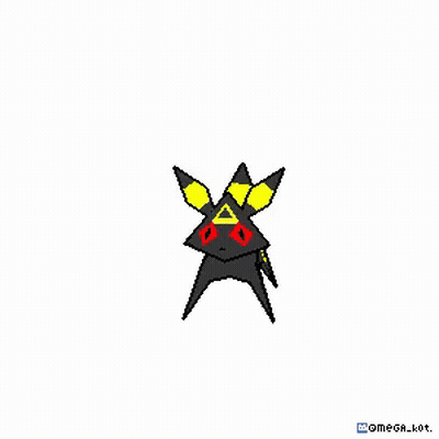 A Cartoon Drawing Of A Broken Glass With A Red Triangle In The Middle . GIF