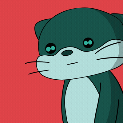 A Cartoon Drawing Of A Cat With Big Eyes GIF