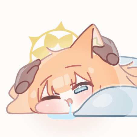 A Cartoon Drawing Of A Dog Laying Down With A Pillow GIF