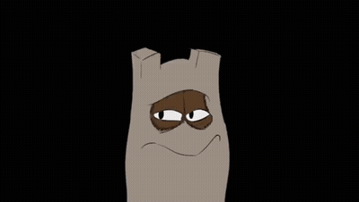 A Cartoon Drawing Of A Dog With A Mustache And The Word Oh Behind It GIF