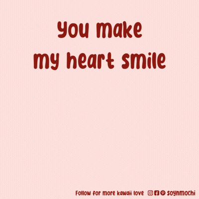 A Cartoon Drawing Of A Dog With The Words " You Make Me Happy " Above It GIF