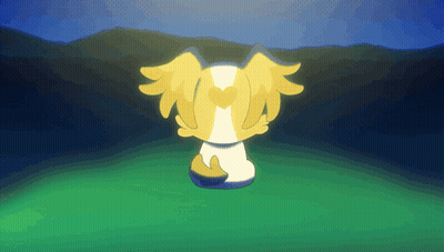 A Cartoon Drawing Of A Dog With Wings And A Heart On Its Chest GIF