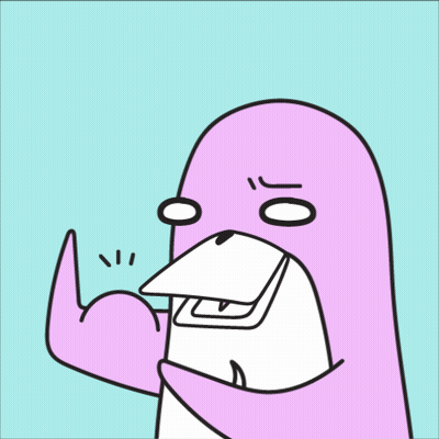 A Cartoon Drawing Of A Dolphin With A Huge Mouth GIF