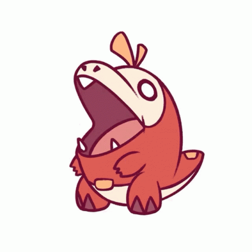 A Cartoon Drawing Of A Duck With Its Mouth Open GIF