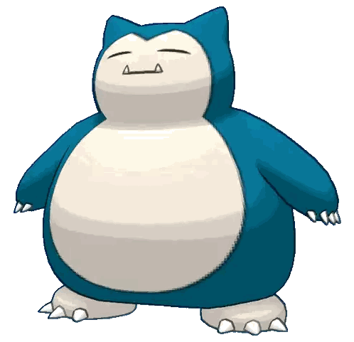 A Cartoon Drawing Of A Fat Blue And White Pokemon Sticker