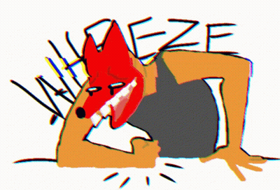 A Cartoon Drawing Of A Fox With The Word Jezebel Written On The Bottom GIF