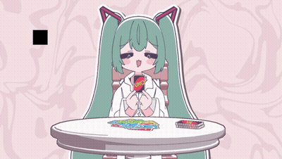 A Cartoon Drawing Of A Girl Playing A Game Of Uno GIF