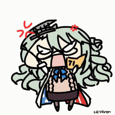 A Cartoon Drawing Of A Girl With Green Hair And The Letters Ti On Her Face GIF