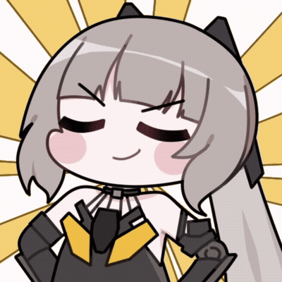 A Cartoon Drawing Of A Girl With Her Eyes Closed And A Smile On Her Face GIF