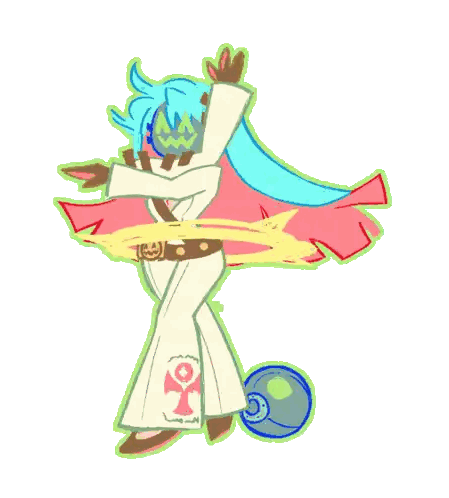 A Cartoon Drawing Of A Girl With Long Blue Hair And A Crown On Her Head Sticker