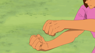 A Cartoon Drawing Of A Girl With The Words As It Was Passed For Generations GIF
