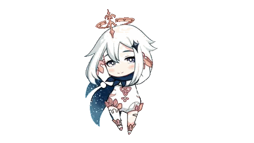 A Cartoon Drawing Of A Girl With White Hair And A Crown On Her Head Sticker