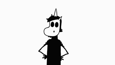 A Cartoon Drawing Of A Gray Rock With A Black Outline GIF