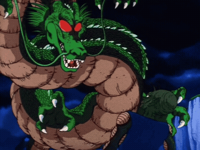 A Cartoon Drawing Of A Green Dragon With Red Eyes And Sharp Claws GIF