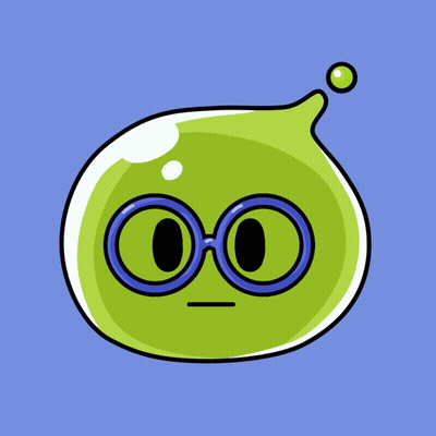A Cartoon Drawing Of A Green Face With Glasses And Red Question Marks Above It GIF