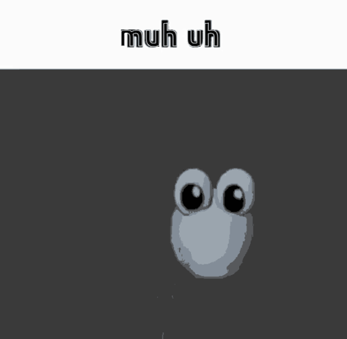 A Cartoon Drawing Of A Hand Giving A Thumbs Up And The Words Muh Uh Below It GIF