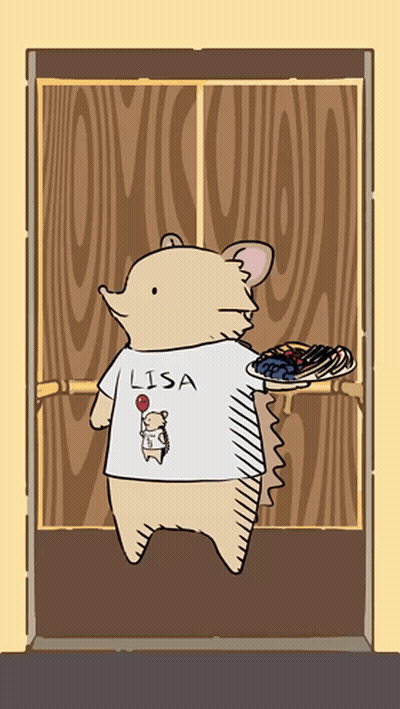 A Cartoon Drawing Of A Hedgehog Wearing A Shirt That Says Lisa GIF