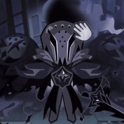 A Cartoon Drawing Of A Knight With A Hand Covering His Face GIF