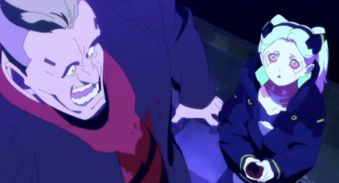 A Cartoon Drawing Of A Man And A Girl GIF