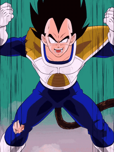 A Cartoon Drawing Of A Man In A Blue And Yellow Outfit GIF