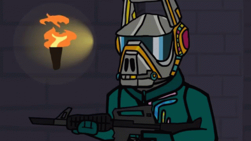 A Cartoon Drawing Of A Man In A Mask Holding A Book GIF