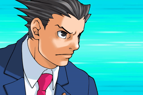 A Cartoon Drawing Of A Man In A Suit And Pink Tie GIF