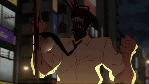 A Cartoon Drawing Of A Man In A Suit And Tie Holding A Sword GIF