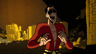 A Cartoon Drawing Of A Man Wearing Sunglasses GIF