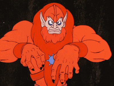 A Cartoon Drawing Of A Man With A Beard And Ears GIF