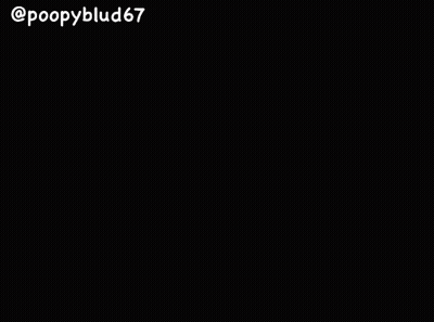 A Cartoon Drawing Of A Man With A Beard And Glasses With The Name Poopyblud67 On The Bottom GIF