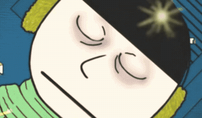 A Cartoon Drawing Of A Man With A Black Hat GIF