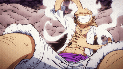 A Cartoon Drawing Of A Man With A Cane On His Head Is Smiling GIF