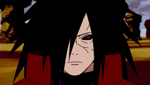A Cartoon Drawing Of A Man With A Purple And Red Armor GIF