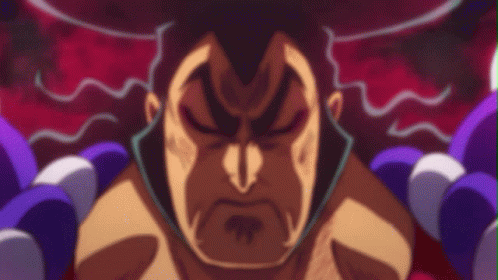 A Cartoon Drawing Of A Man With A Very Angry Expression GIF