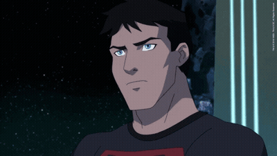 A Cartoon Drawing Of A Man With Blue Eyes GIF