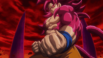 A Cartoon Drawing Of A Man With Pink Hair GIF