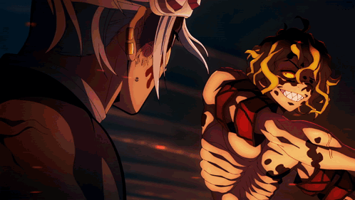 A Cartoon Drawing Of A Monster With A Red Light Coming Out Of It 'S Mouth GIF