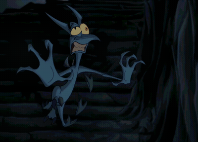 A Cartoon Drawing Of A Monster With A Very Funny Face GIF