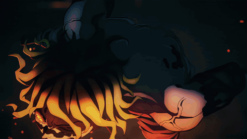 A Cartoon Drawing Of A Monster With A Very Large Mouth GIF
