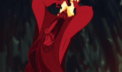 A Cartoon Drawing Of A Monster With Flames Coming Out Of His Face GIF