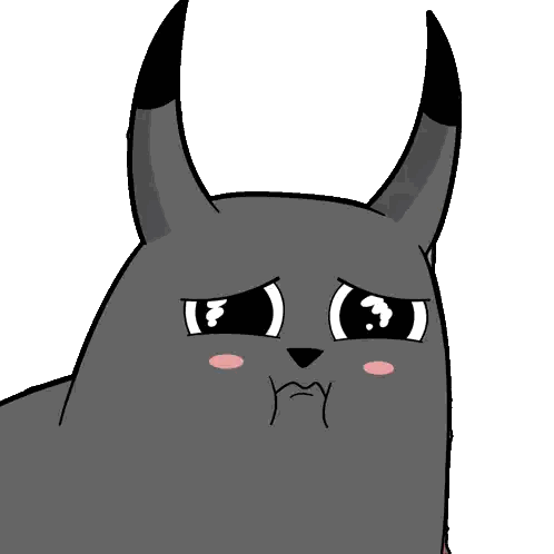 A Cartoon Drawing Of A Monster With Horns And A Green Tongue Sticker