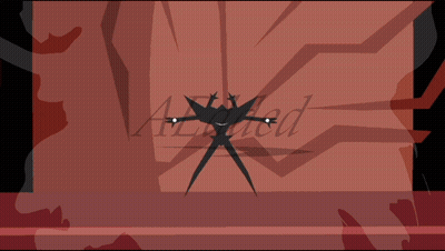 A Cartoon Drawing Of A Monster With The Word Advanced In The Background GIF