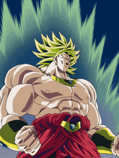 A Cartoon Drawing Of A Muscular Man With A Red And Yellow Belt GIF