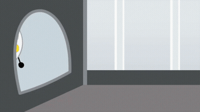 A Cartoon Drawing Of A Palette With A Face And Arms And Legs GIF